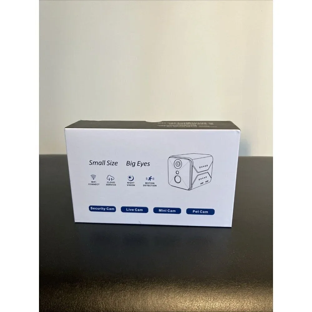 NIB Javiscam Mini Camera Security Camera, WiFi Connect, Motion & Night Detection